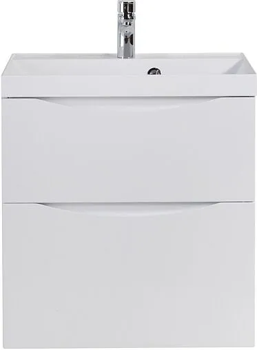 Тумба-умывальник подвесная BelBagno MARINO-H60 70 Bianco Lucido MARINO-H60-700-2C-SO-BL-P+BB700/450-LV-MR-AST