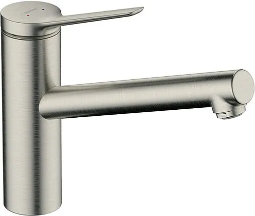 Смеситель для кухни с выдвижным изливом Hansgrohe Zesis M33 150 1jet под сталь 74802800