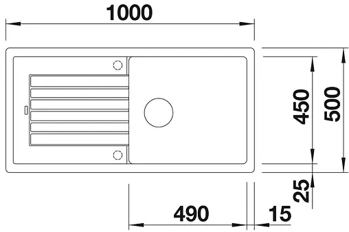 Мойка кухонная Blanco Zia XL 6 S 100 белый 517571