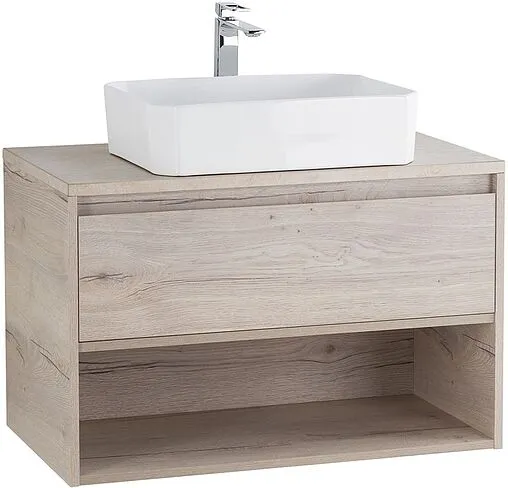 Тумба-умывальник подвесная BelBagno KRAFT 80 Rovere Tabacco KRAFT-800-1C-SO-RT+