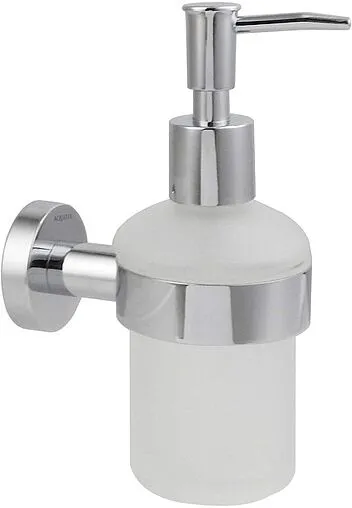 Дозатор для жидкого мыла Aquatek Вега хром/белый AQ4005CR