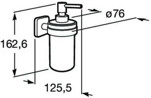 Дозатор для жидкого мыла Roca Victoria хром 816678001