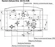 Настенный газовый котел одноконтурный турбированный 35кВт Navien Deluxe One 35K PNGB3500035L007