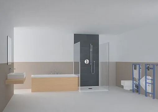 Смеситель для раковины из стены Grohe Eurodisc Cosmopolitan хром 19573002