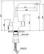 Смеситель для кухни с подключением к фильтру Ewigstein чёрный 32235158 чёрный