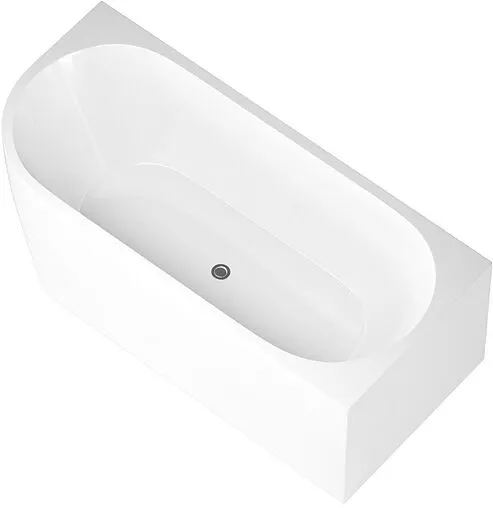 Ванна акриловая Aquanet Family Elegant B 180x80 Matt Finish белый матовый 3806-N-MW