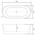 Ванна акриловая отдельностоящая Aquatek ОВО 180x80 AQ-99880