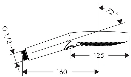 Лейка ручного душа Hansgrohe Raindance Select S 120 3jet полированное золото 26530990