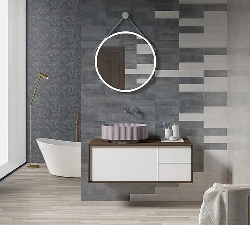 Зеркало на ремне с подсветкой Kerama Marazzi Cono 70 чёрный матовый CO.mi.P.70\BLK