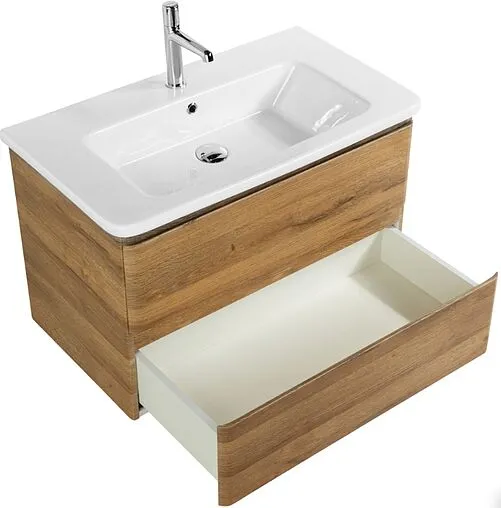 Тумба-умывальник подвесная BelBagno ALBANO-CER 105 Rovere Rustico ALBANO-CER-1050-2C-SO-RR+12105-KL